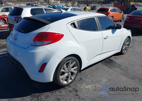2016 Hyundai Veloster from USA, damaged, VIN KMHTC6AD1GU289607